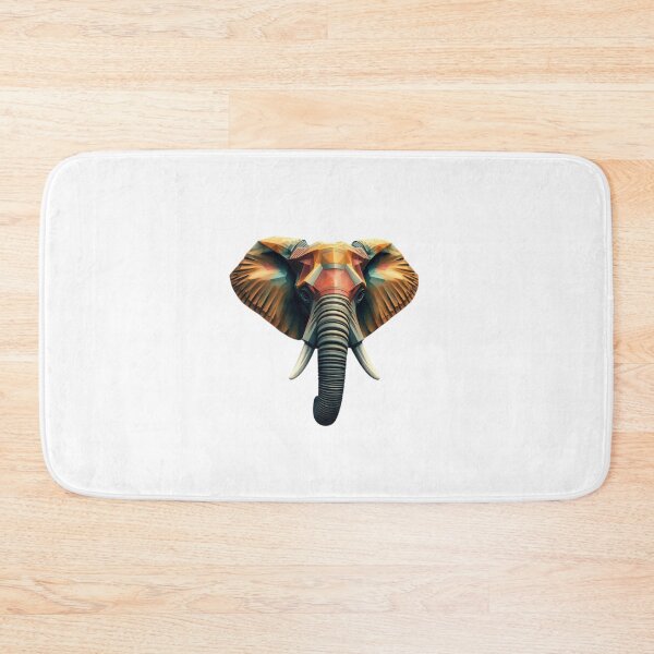 Item preview, digital design, elephant head digital art designed and sold by geekmania48.
