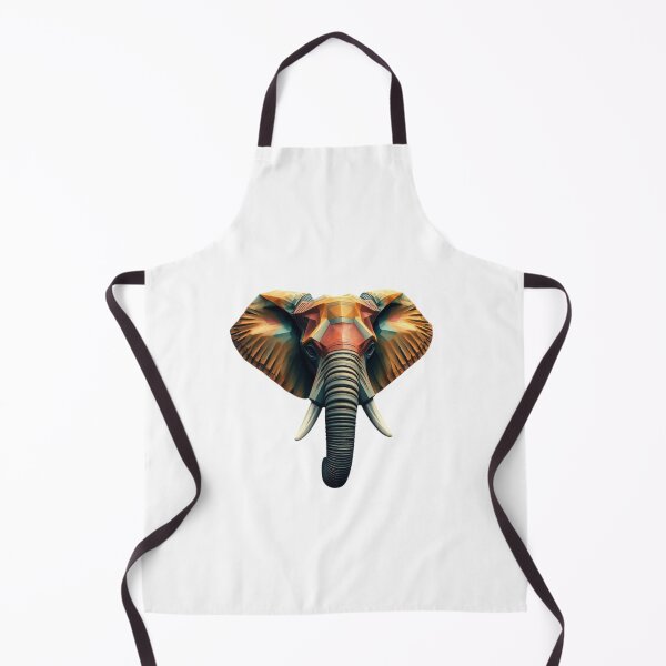 Item preview, digital design, elephant head digital art designed and sold by geekmania48.