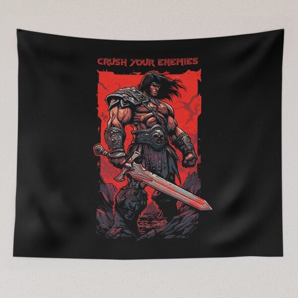 Item preview, Conan - Crush your enemies designed and sold by RatherCreative.