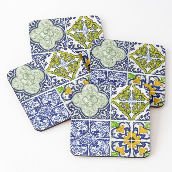Item preview, Historic Abstract Portugal Tiles | Portuguese Cultural Pattern designed and sold by Based History.