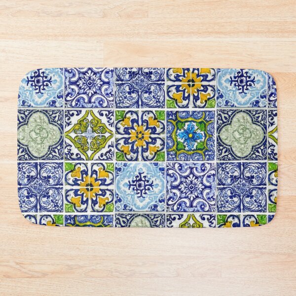 Item preview, Historic Abstract Portugal Tiles | Portuguese Cultural Pattern designed and sold by Based History.