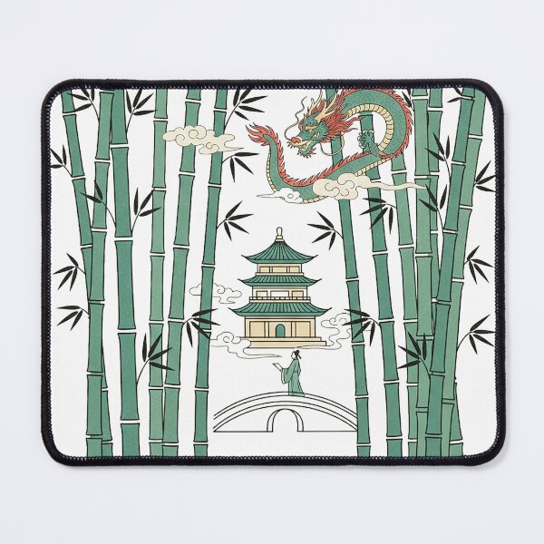 Item preview, Mystical Dragon in Zen Bamboo Forest designed and sold by BetweenForms.