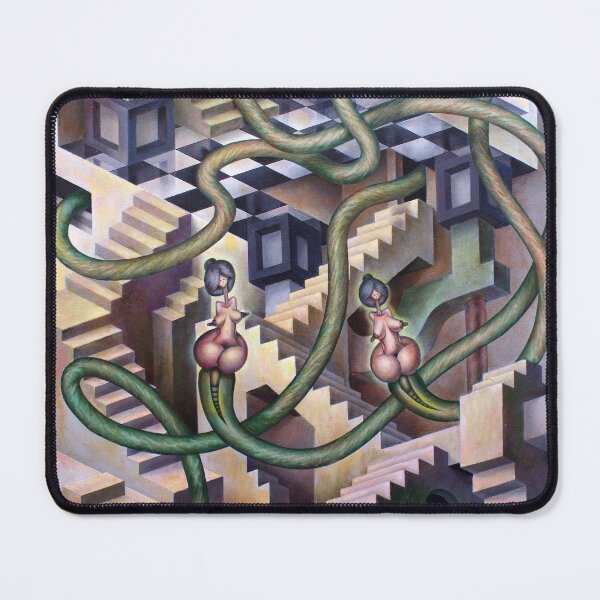 Item preview, impossible but inhabited architectures designed and sold by Jose Gabaldon Art.
