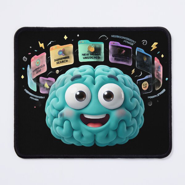 Item preview, ADHD Brain: Too Many Tabs Open & Positive Vibes designed and sold by CHAOS_CLUB.