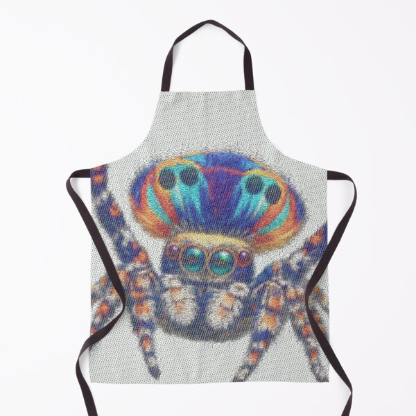 Item preview, Peacock Jumping Spider Lines designed and sold by florback.