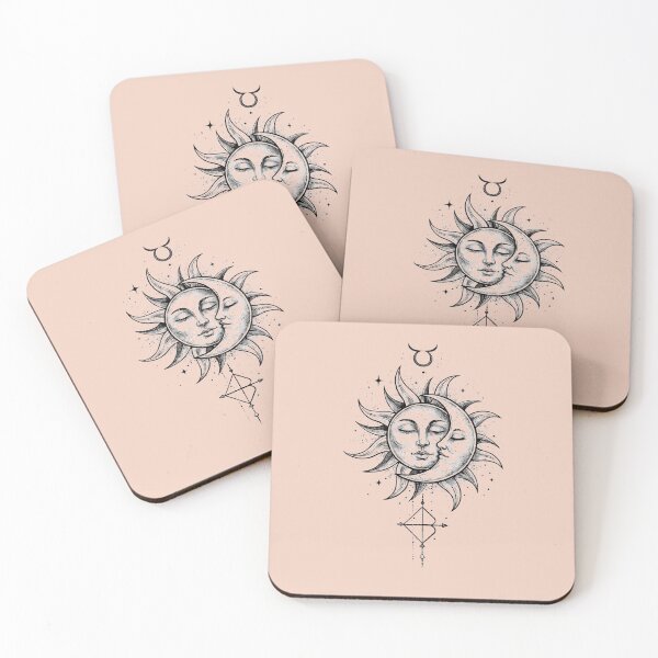 Item preview, Copy of Taurus Zodiac Sun & Moon – Minimalist Spiritual Design, Mystical Astrological Art designed and sold by orely14.