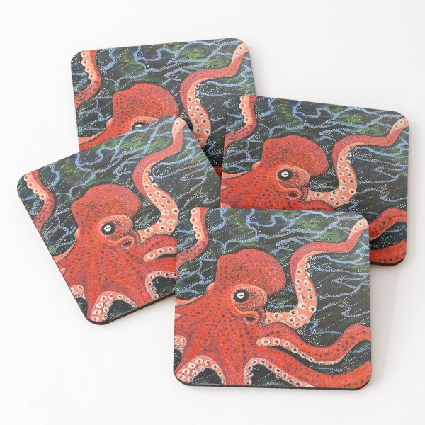Item preview, Giant Red Octopus  designed and sold by Laura Rittall.
