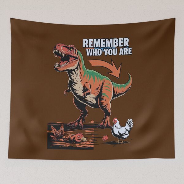 Item preview, Evolutionary Roots: T-Rex to Chicken designed and sold by Tom-Apex-Art.