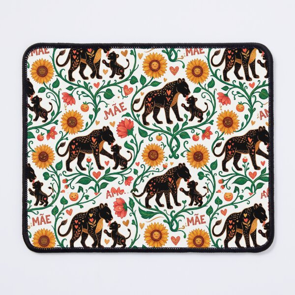 Item preview, Mother Lioness Amor - Botanical Wildlife Pattern designed and sold by edstorebeaches.