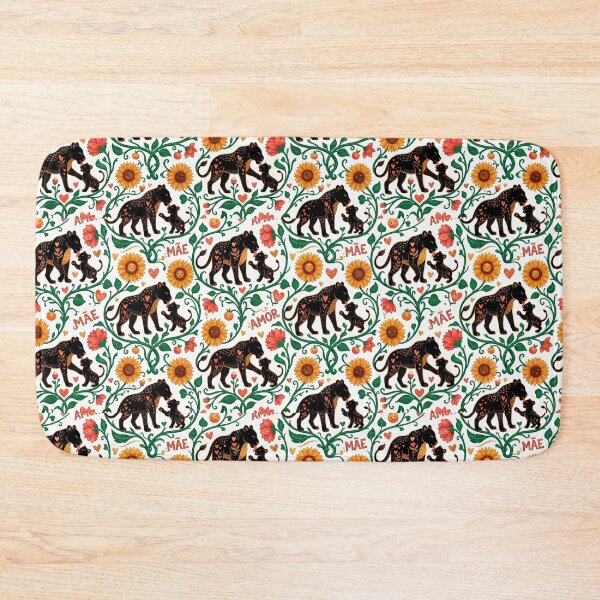 Item preview, Mother Lioness Amor - Botanical Wildlife Pattern designed and sold by edstorebeaches.