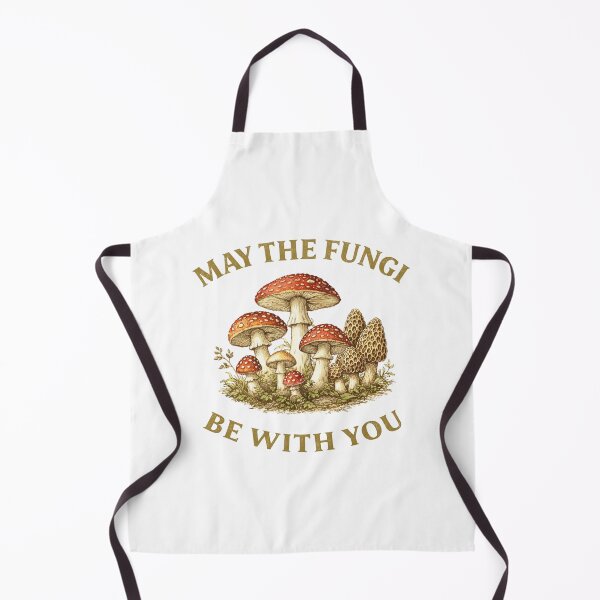 Item preview, May The Fungi Be With You Mushroom Vintage Design designed and sold by Dungeon Wall Design.