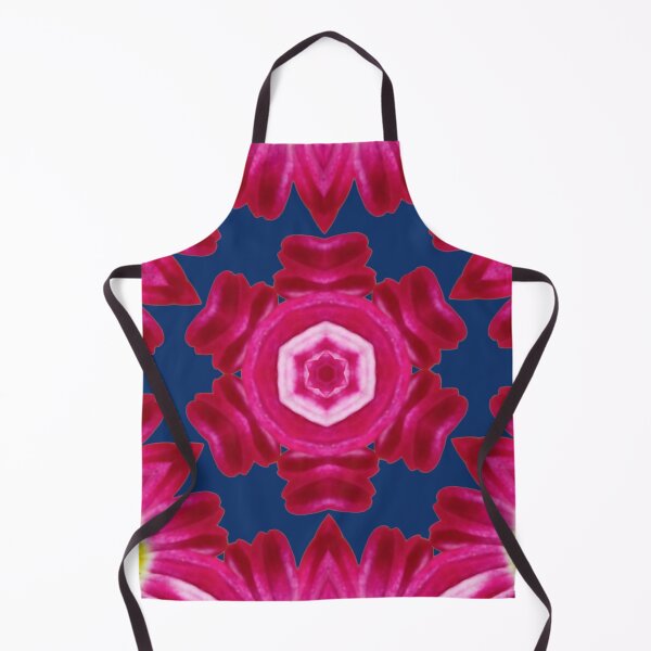 Aperçu de l'œuvre Pink and Blue Floral Pattern – Vibrant Botanical Contrast créée et vendue par SilentBloomLab.