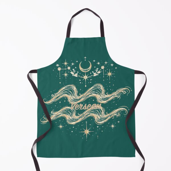 Item preview, Golden Aquarius Sign on Green Background – Minimalist Mystical Astrological Design designed and sold by orely14.