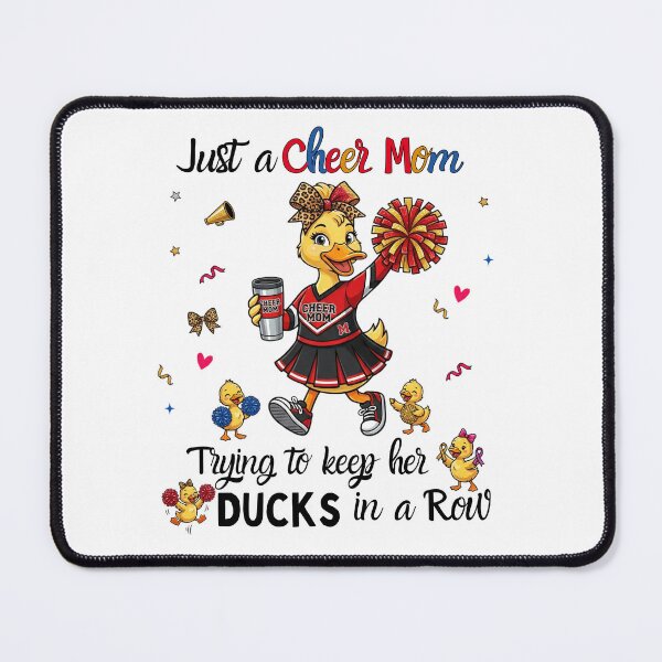 Item preview, Just a Cheer Mom Trying to Keep Her Ducks in a Row – Cute Cheer Mom Duck Design designed and sold by Winarrts.