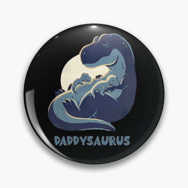 Artikelvorschau, Vintage Daddysaurus Sanfte Dino-Familienszene entworfen und verkauft von MythicCotton.