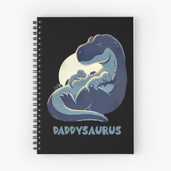 Item preview, Vintage Daddysaurus Gentle Dino Family Scene designed and sold by MythicCotton.