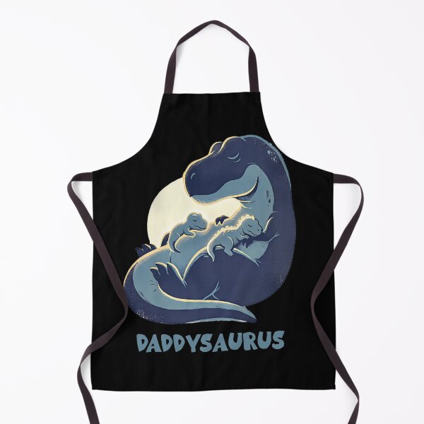 Item preview, Vintage Daddysaurus Gentle Dino Family Scene designed and sold by MythicCotton.