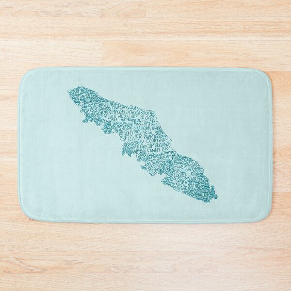 Item preview, Vancouver Island Cities - 2026 Version Teal designed and sold by Wild Coast Creative.