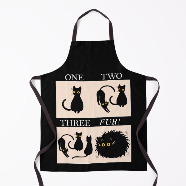 Item preview, Count with cats: One Two Three FUR! – Fluffy Chaos Cat Meme designed and sold by Groenendijk.