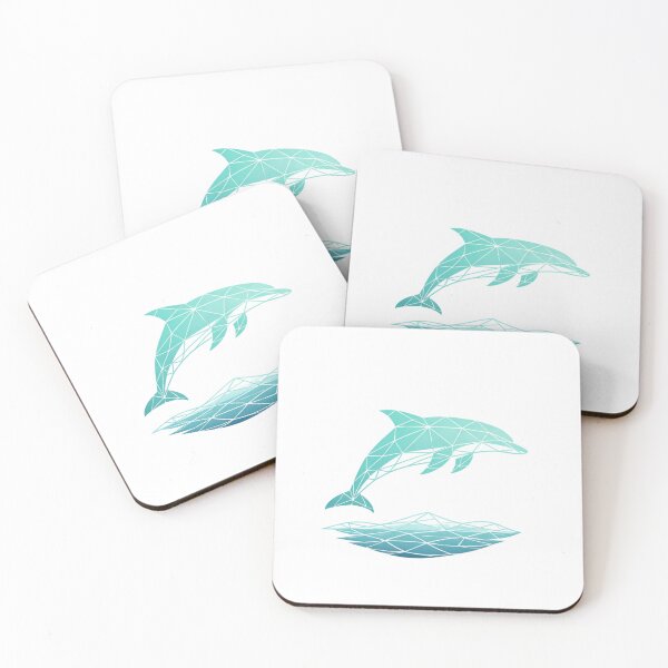 Item preview, Geometric Dolphin Line Art designed and sold by GeaSupplyStudio.