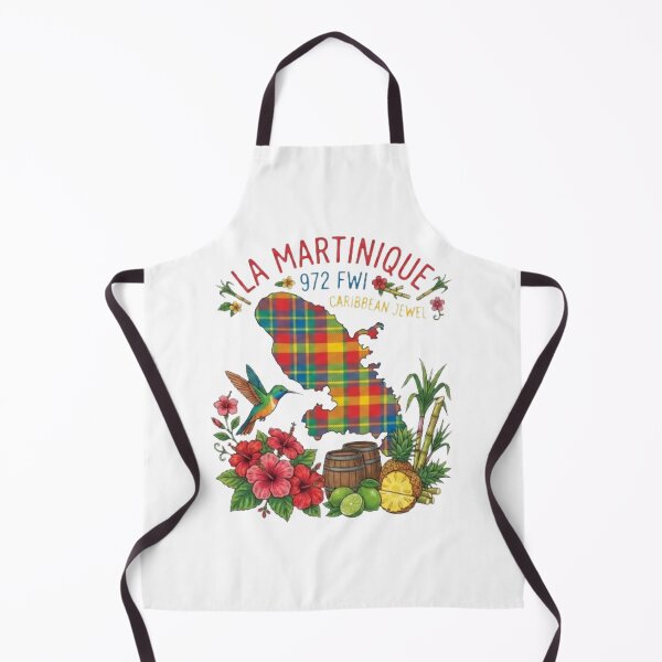 Item preview, Vibrant Martinique Map - Traditional Madras Heritage & Tropical Nature  Carte de la Martinique - Motif Madras Traditionnel et Nature Tropicale designed and sold by  Multi creative .