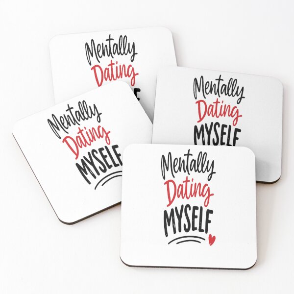 Item preview, Mentally Dating Myself Funny Self Love Shirt designed and sold by Wolf Creator.