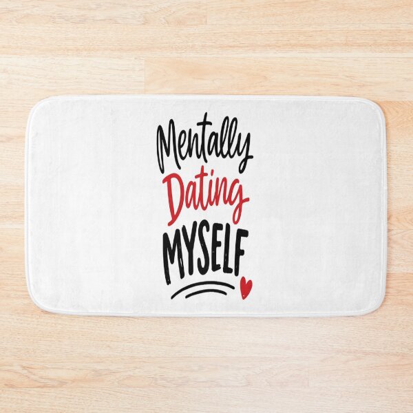 Item preview, Mentally Dating Myself Funny Self Love Shirt designed and sold by Wolf Creator.