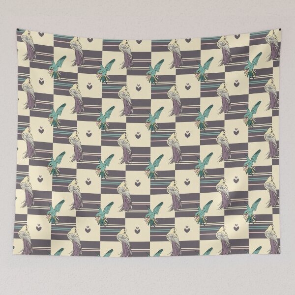 Item preview, Cottagecore Bird Pattern Vintage Nature Repeat with Soft Retro Aesthetic designed and sold by Anastasiia Yurevych.