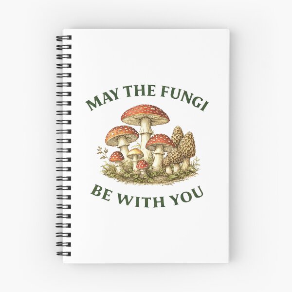 Item preview, May The Fungi Be With You Vintage Mushrooms designed and sold by Dungeon Wall Design.