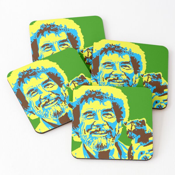 Item preview, Bob Ross with Baby Raccoon designed and sold by southeddie.