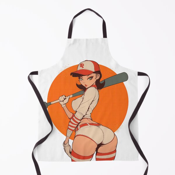 Item preview, Baseball Betty Pinup anime cartoon Pinup girl designed and sold by blackdogshop.