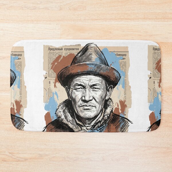 Item preview, Vintage Portrait of a Mongolian Nomadic Warrior Horseman designed and sold by TaruHonu.