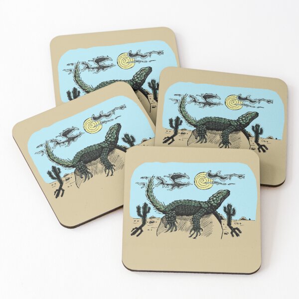 Item preview, desert lizards, desert gecko, desert reptile  designed and sold by Half Mess.