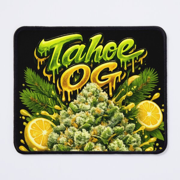 Item preview, Tahoe OG Graffiti Print | Earthy Lemon Pine OG Strain designed and sold by WAUZ.