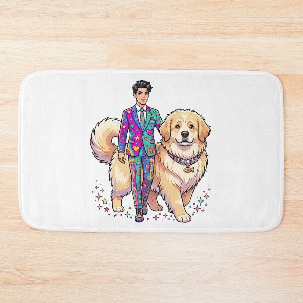 Item preview, A young man and a dog. designed and sold by PP&RAINBOW SHOP.