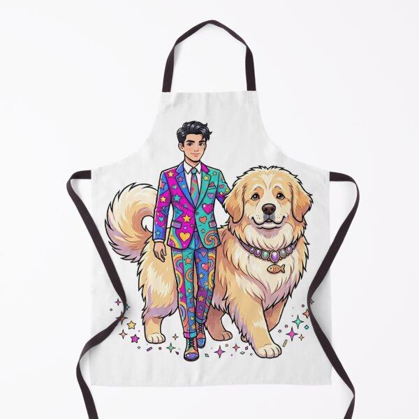 Item preview, A young man and a dog. designed and sold by PP&RAINBOW SHOP.