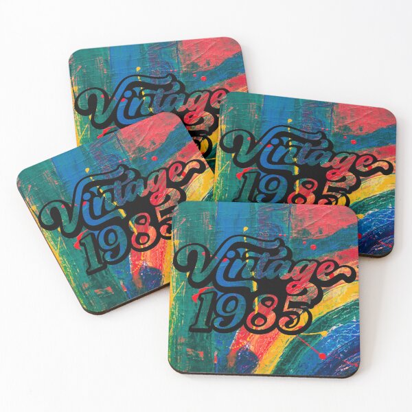 Item preview, Vibrant Paint Strokes Vintage 1985 designed and sold by DDandT.