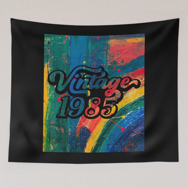 Item preview, Vibrant Paint Strokes Vintage 1985 designed and sold by DDandT.