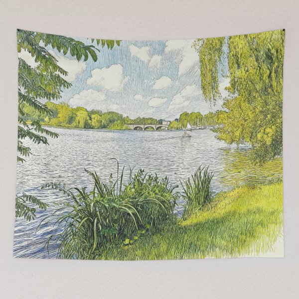 Item preview, Hamburg, Outer Alster designed and sold by sid1802.