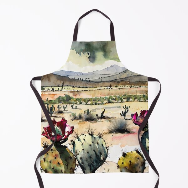 Item preview, Prickly Pear & Mezcal Dreams – Agave in Watercolor designed and sold by NatArtSA.
