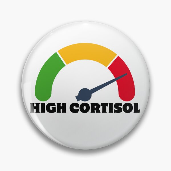 Item preview, HIGH CORTISOL STRESS LEVEL MEME  designed and sold by cyclingmania.
