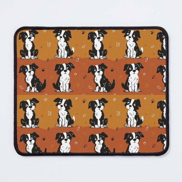 Item preview, Cute Border Collie Puppy Dog Lover Pattern designed and sold by NicolasGlowArt.