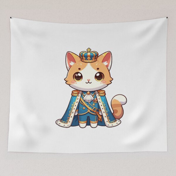 Item preview, Prince Cat Royal Gift Design designed and sold by CyfroweMysli.