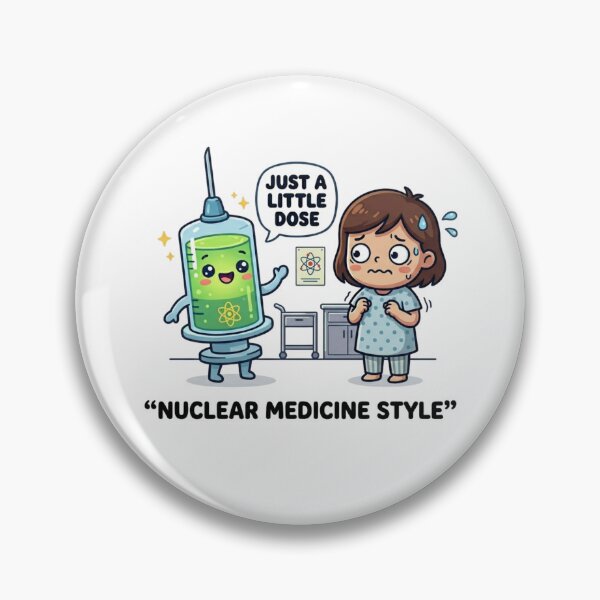 Item preview, Funny Nuclear Medicine Tech Gift – Just a Little Dose Cute Kawaii Medical Humor designed and sold by Mr-3.