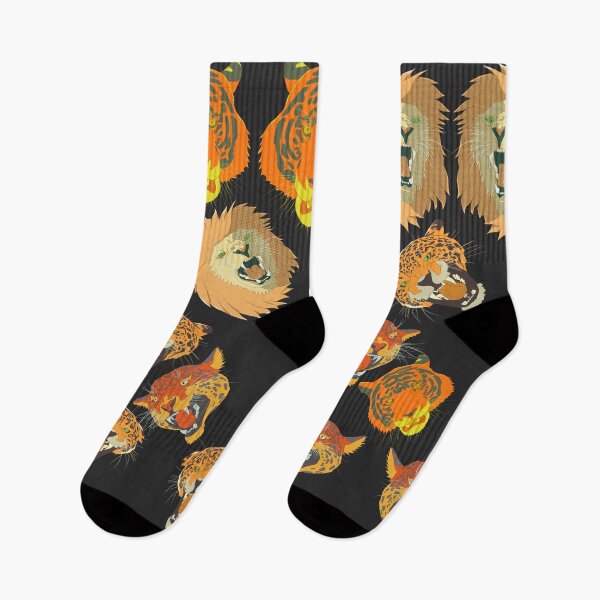 Item preview, Big Cat Socks designed and sold by Black Bronze Media.