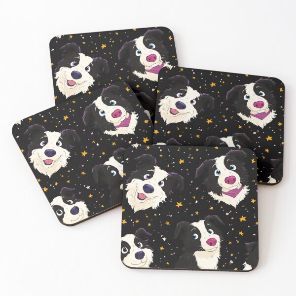 Item preview, Cute Border Collie Dog Star Pattern Pet Lover designed and sold by NicolasGlowArt.