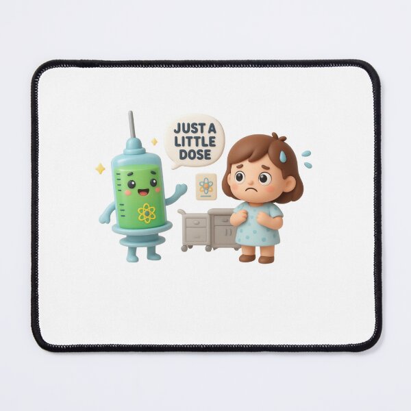 Item preview, Funny Nuclear Medicine Tech Gift – Just a Little Dose Cute Kawaii Medical Humor designed and sold by Mr-3.