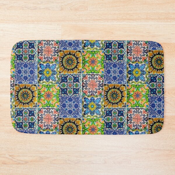 Item preview, Historic Barcelona Tile Patterns | Catalonia, Spain Cultural Heritage Design designed and sold by Based History.