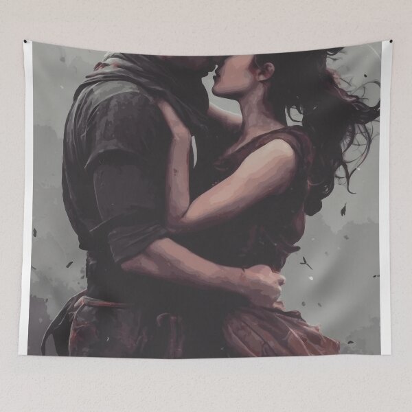 Item preview, Embrace in the Quiet Between Shadows designed and sold by oanaunciuleanu.
