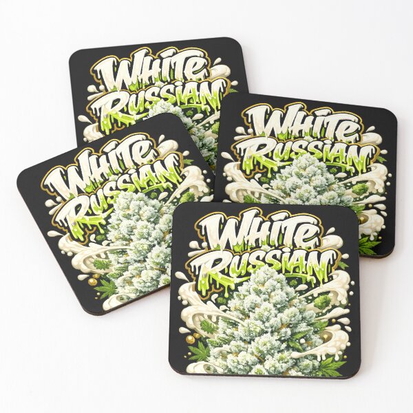 Item preview, White Russian Graffiti Print | Creamy Sweet Earthy Hybrid designed and sold by WAUZ.
